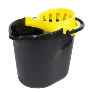 CUBO CON ESCURRIDOR 15 L NEGRO ONE