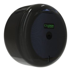 Dispensador de papel higiénico para extracción central negro de la prestigiosa marca LOSDI
Reduce el consumo de papel gracias al sistema de dispensación controlada.