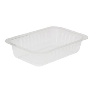 Envase termosellable de 250 cc, fabricado en materiales de alta calidad, ideal para envasar alimentos. Su sistema de sellado proporciona una hermeticidad óptima, prolongando la vida útil del producto.