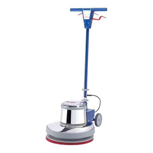 Esta máquina monodisco es ideal para la limpieza por pulverización y el pulido ligero de diferentes tipos de revestimientos de suelo