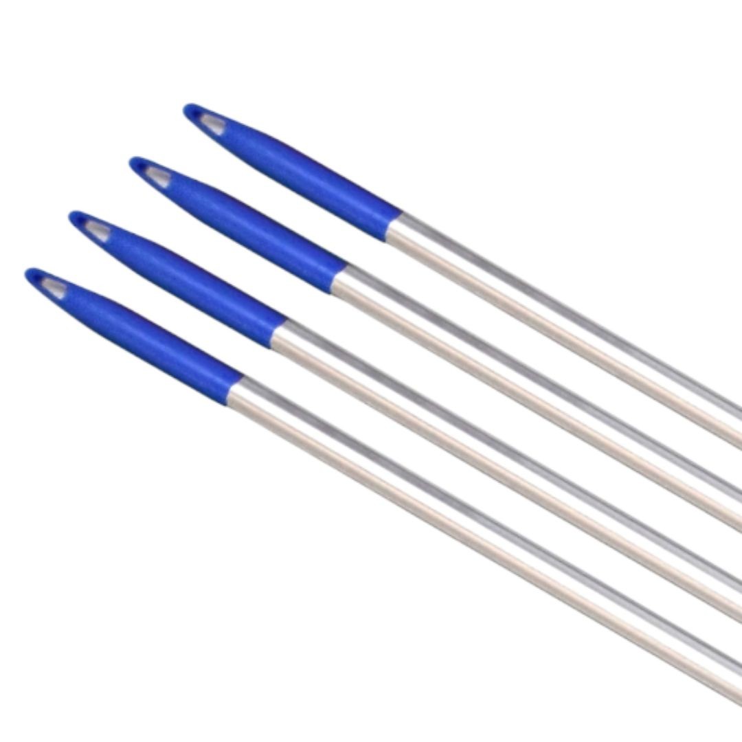 Palo de aluminio anodizado de 150 cm es una opción ideal para el uso en mopas, ofreciendo ligereza y resistencia.