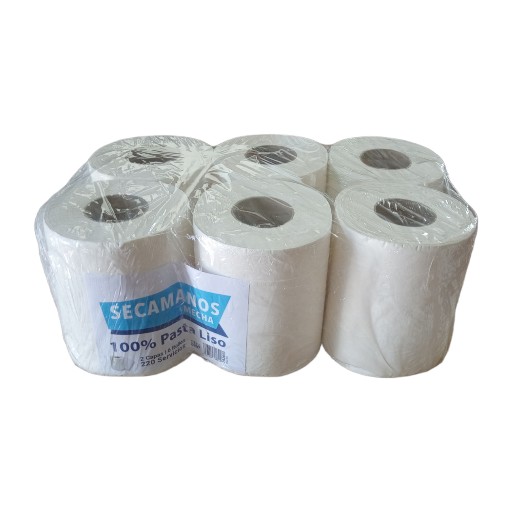 PAPEL SECAMANOS PASTA PURA LISA 150 M R/6 UDS