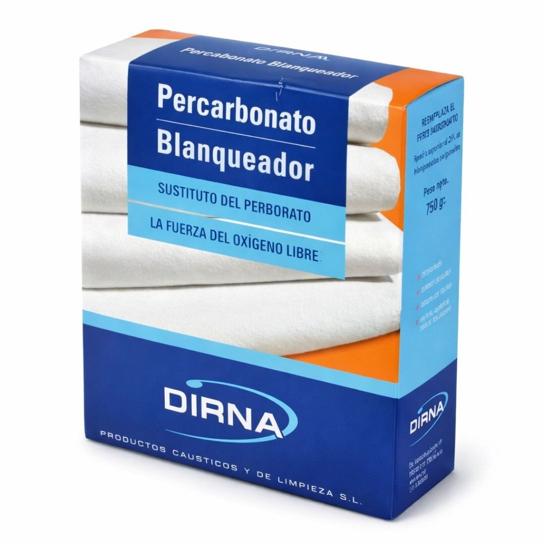Percarbonato blanqueador polvo dirna es el sustituto perfecto del tradicional perborato y te permite eliminar manchas de manera natural