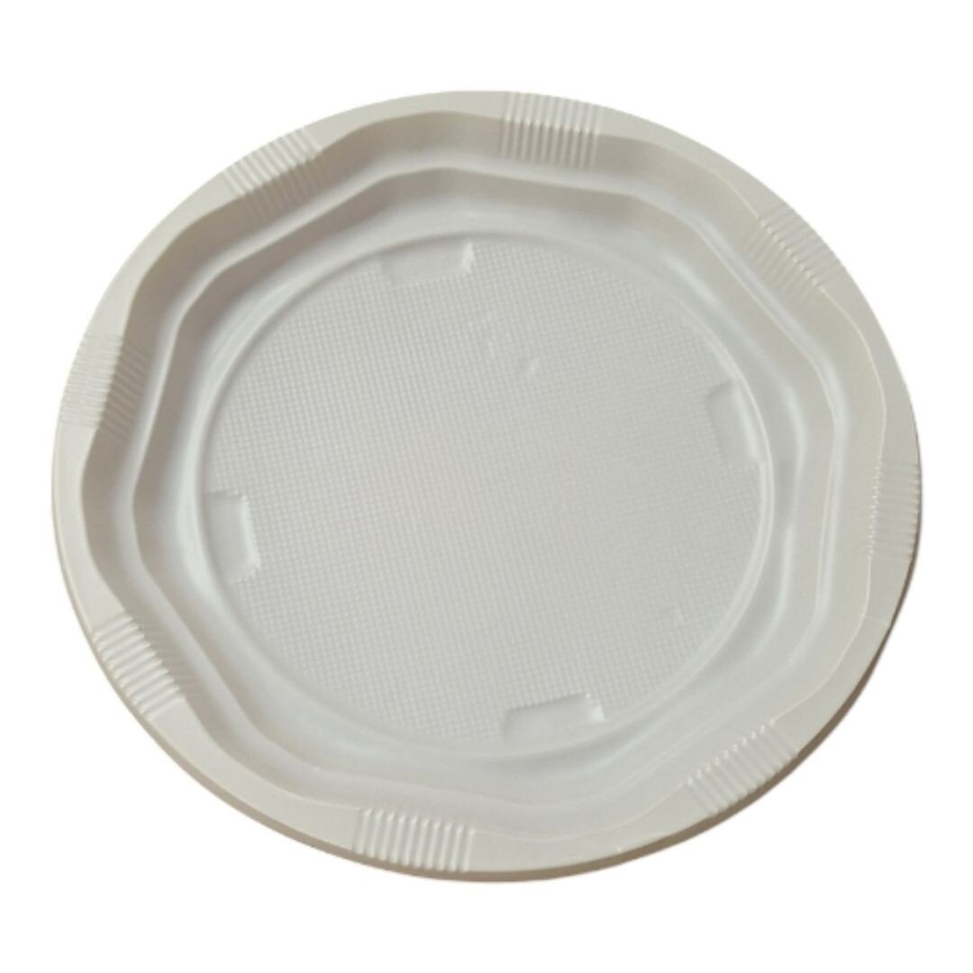 Plato de Plástico de Postre en Color Crema
El plato de plástico de postre en color crema es una opción ideal para eventos y fiestas familiares.