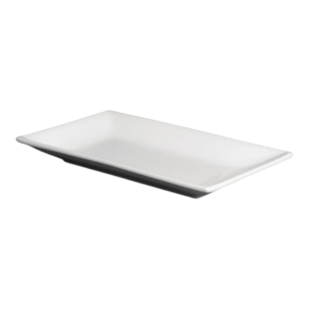 PLATO DE PORCELANA RECTANGULAR 25X15