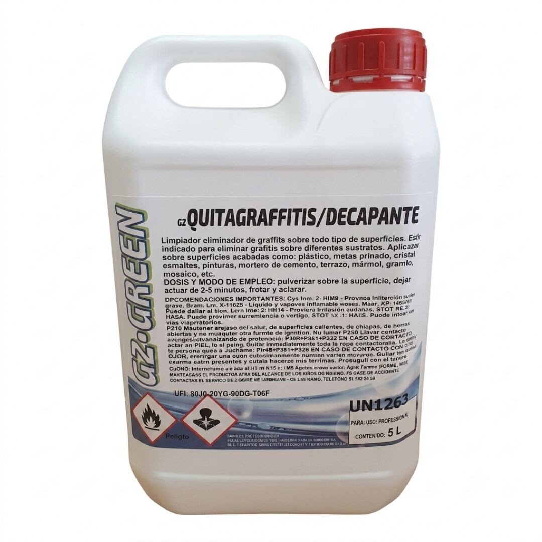 QUITA GRAFITIS DECAPANTE PROFESIONAL G2 GREEN 5 L