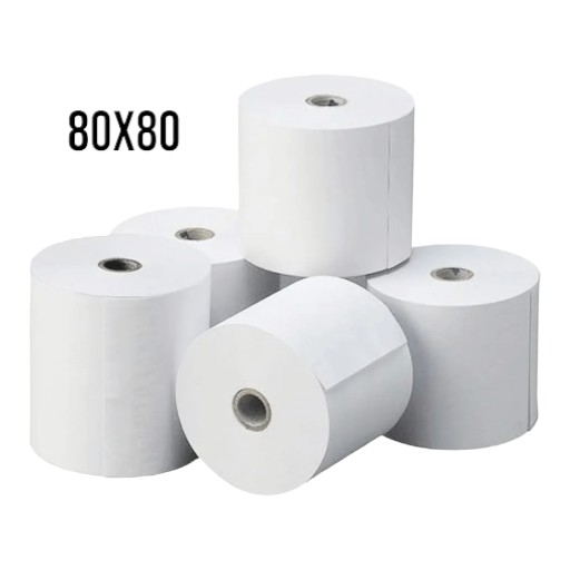 El rollo de papel térmico en bolsas de 8 unidades es una opción práctica y económica para negocios que requieren impresión de recibos y tickets.