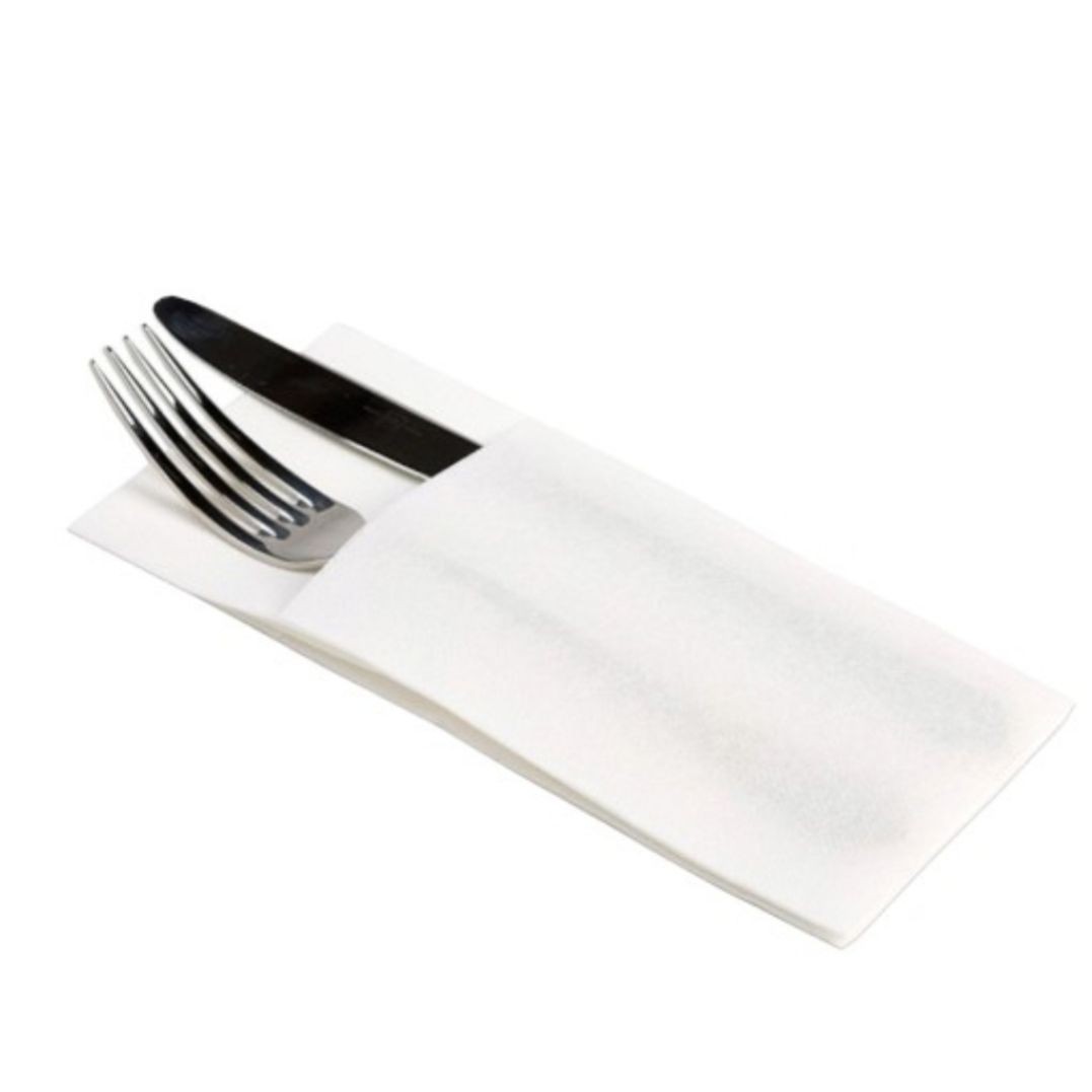 Servilleta 40x40 Canguro Punta Punta Color Blanco – Caja 1440 uds
Aporta elegancia y practicidad a tu mesa con estas servilletas de alta calidad.