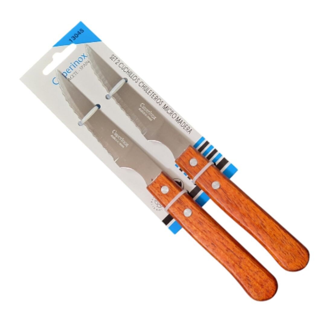 SET DE CUCHILLOS PARA CARNE 2 UDS