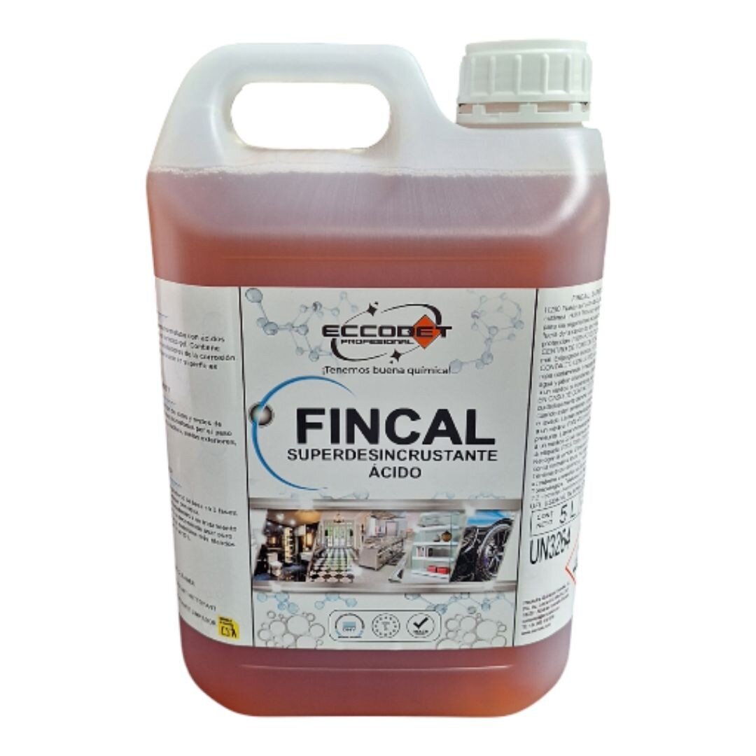 SUPER DESINCRUSTANTE ÁCIDO PROFESIONAL FINCAL 5L.