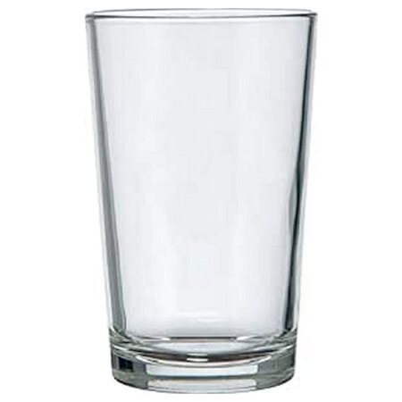 El vaso caña de cristal es ideal para servir café y otras bebidas en cafeterías y restaurantes.